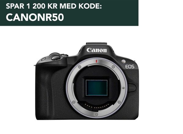 Hovedbilde Canon EOS R50 kamerahus
