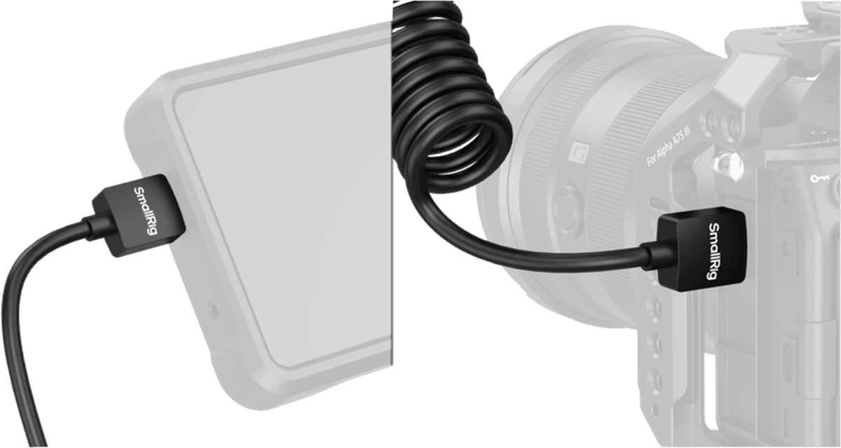 SmallRig 4963 Coiled HDMI Data Cable A to A