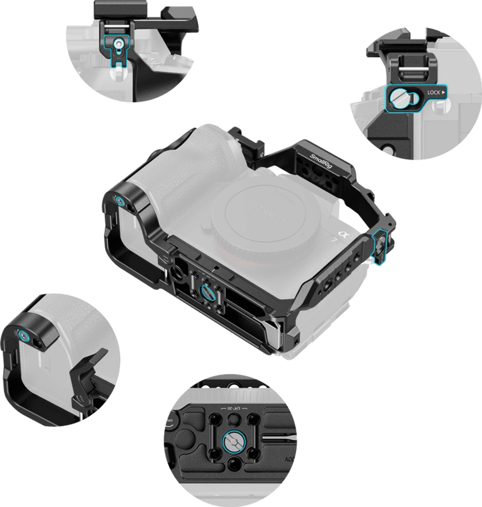 SmallRig 6704 Advanced Cage Kit for Sony Alpha 7R VI