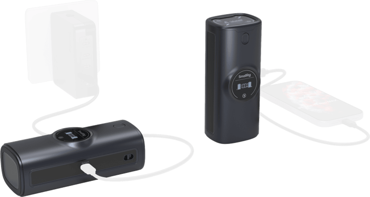 SmallRig 5108 Power Bank Charger Case Kit for Canon LP-E6P / LP-E6NH Camera Batteries