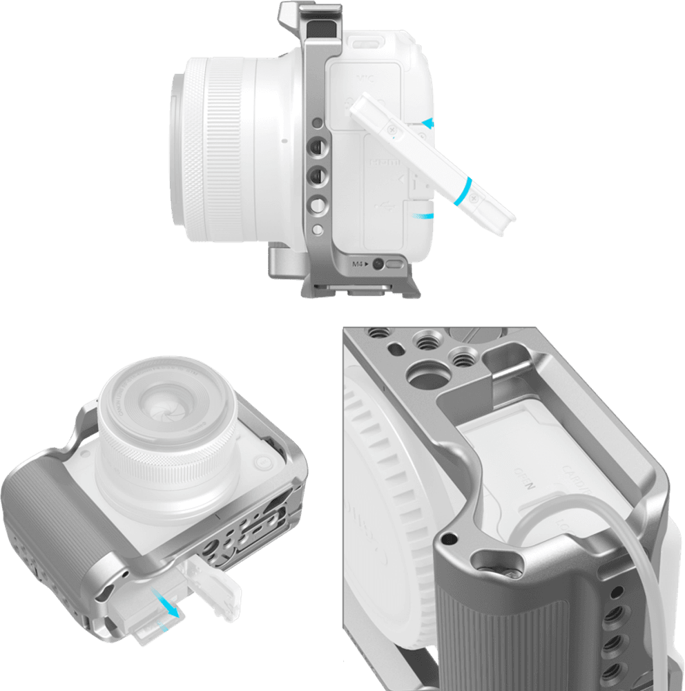 SmallRig 5428 Cage for Canon EOS R50 V Silver