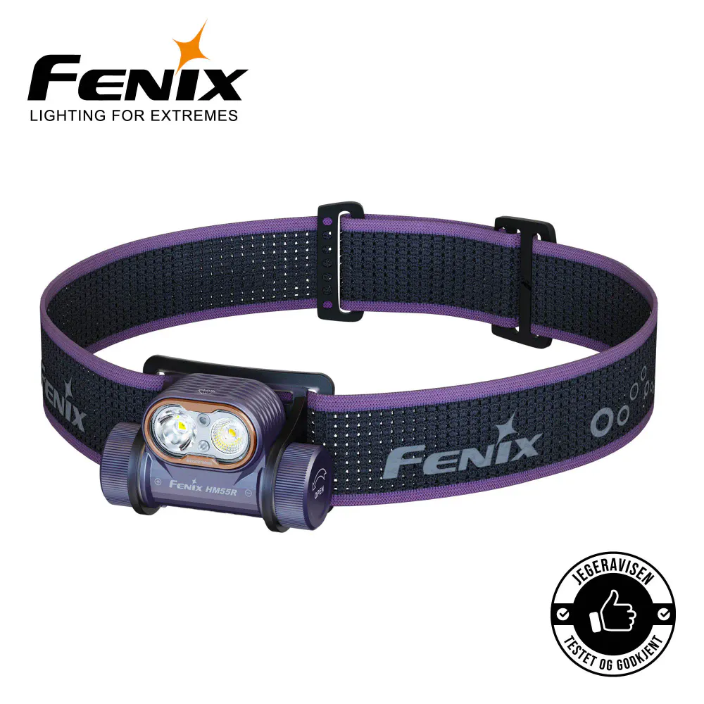 Fenix HM55R Hodelykt Dark Purple 1200LM