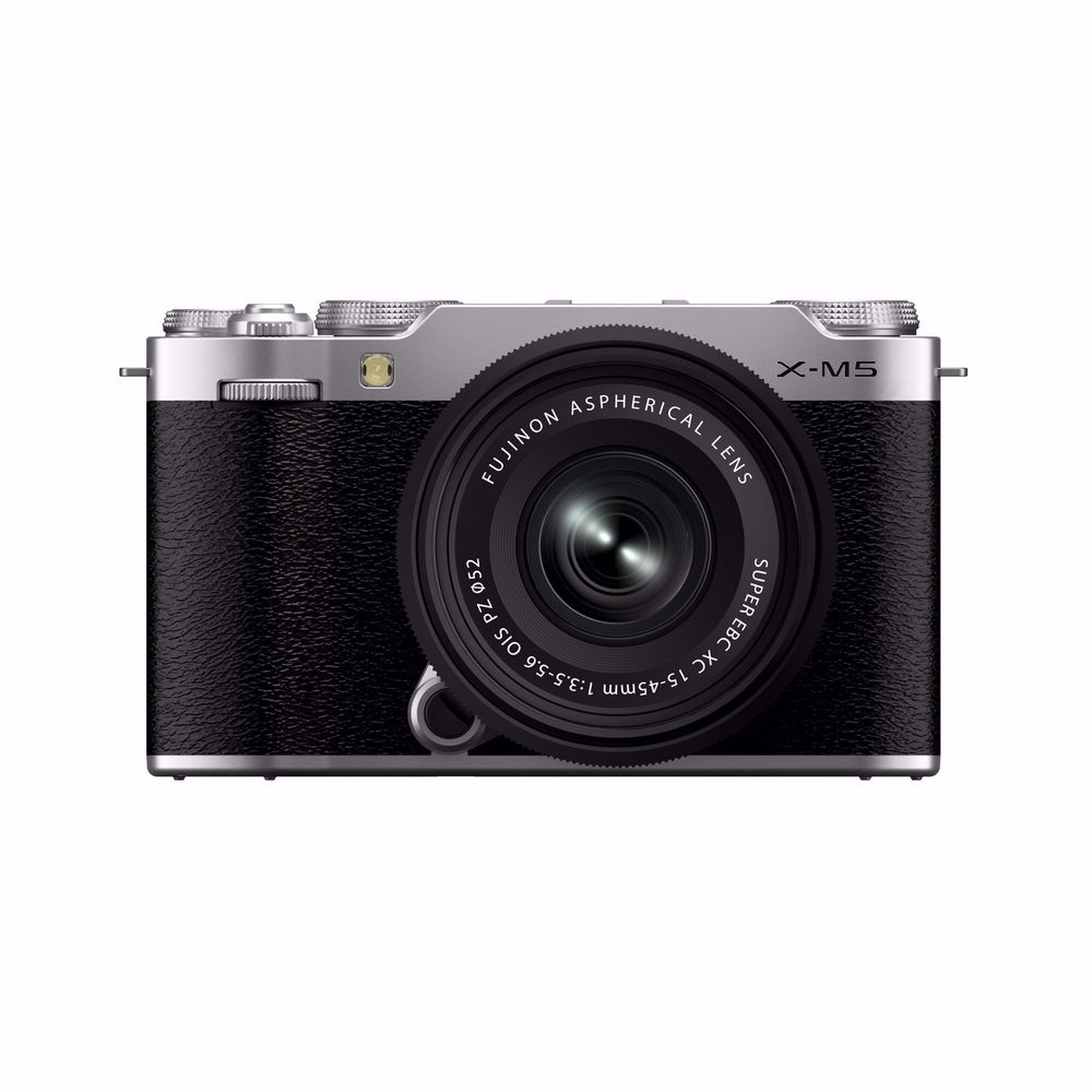 Fujifilm X-M5 Kit XC 15-45mm f/3.5-5.6 OIS PZ Sølv