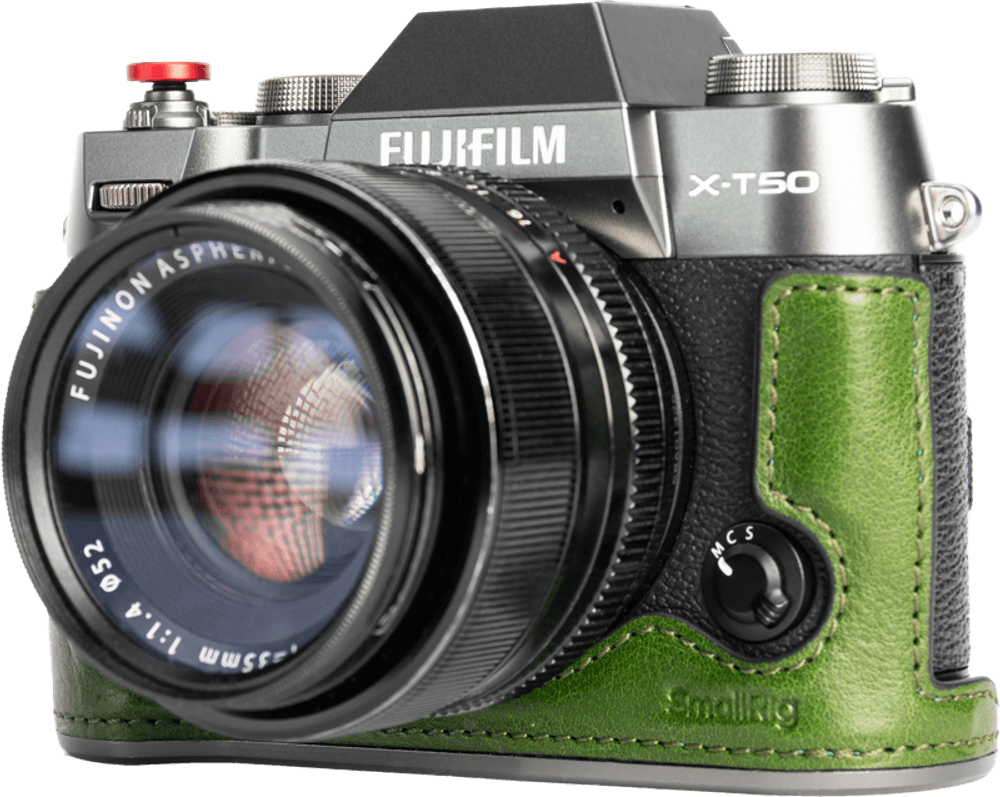 SmallRig 4711 Leather Half Case Kit for Fujifilm X-T50 Green