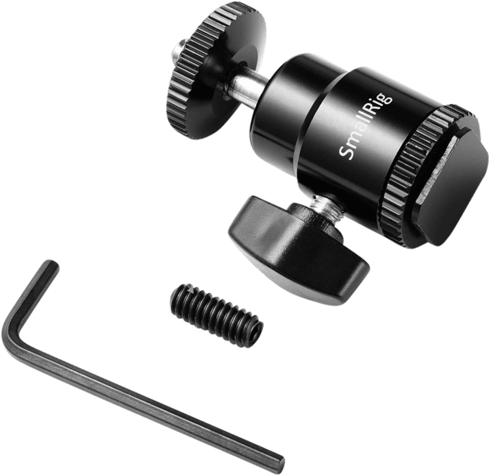 SmallRig 761 Cold shoe mount - Ballhead 1/4