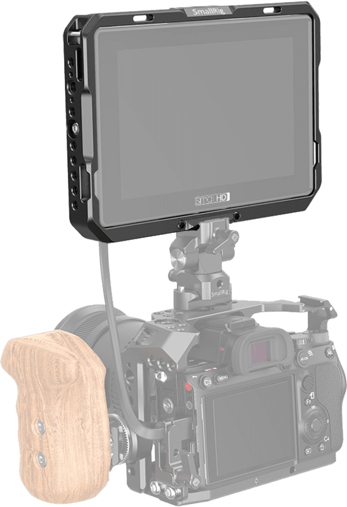 SmallRig 2684 Monitor Cage med Sun Hood for SmallHD 702