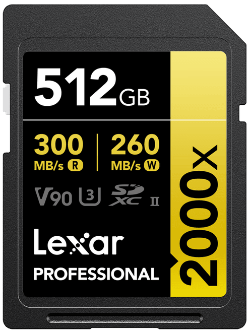 Hovedbilde Lexar SDXC Pro 2000X UHS-II U3 R300/W260 (V90) ...