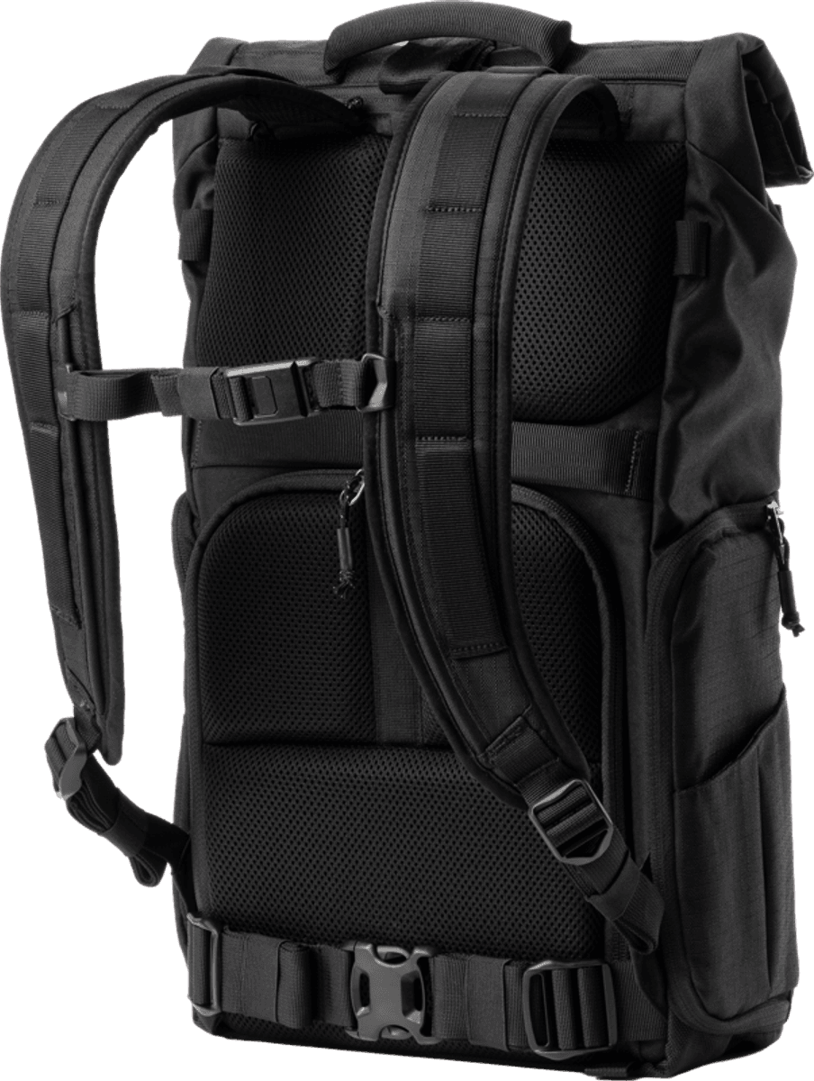 Think Tank FocusPoint 30L I Hybrid RollTop Backpack I Asphalt Black