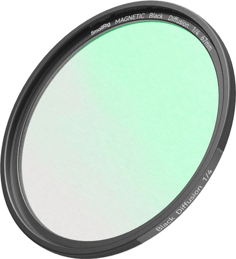 SmallRig 4583 Festbart 1/4 effekt svart tåkefilter (67 mm)