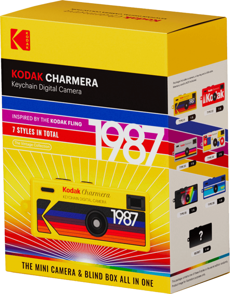 Kodak  Charmera Keychain Digitalkamera Blind Box