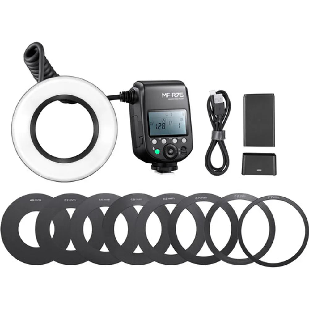Godox MF-R76C TTL Macro Ring Flash Canon