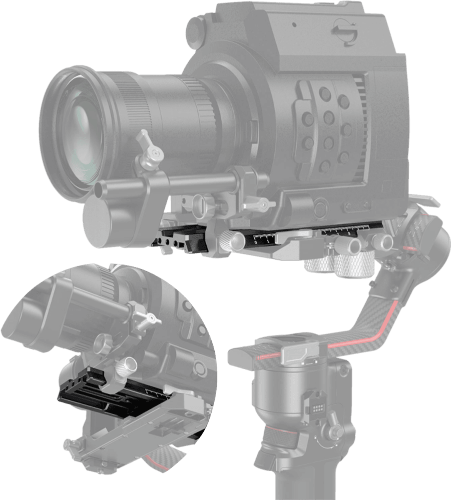 SmallRig 3031 forlenget QR-plate for DJI Ronin