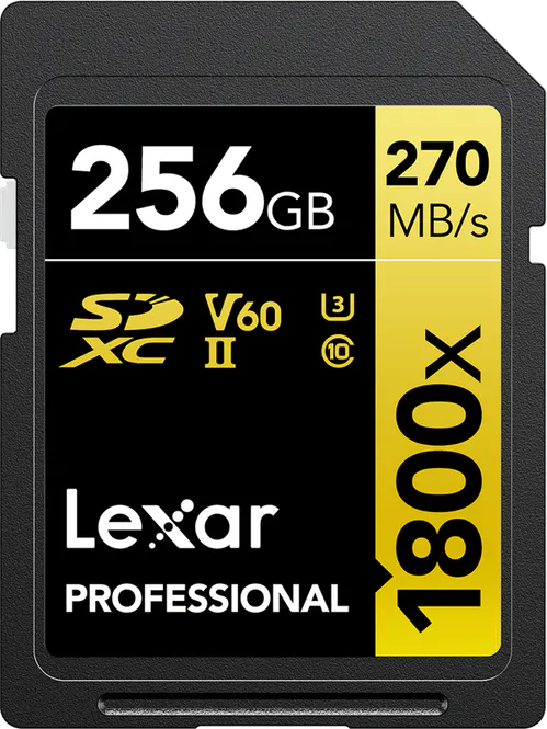 Hovedbilde Lexar SDXC Pro 1800x U3 UHS-II R280/W210 (V60) ...