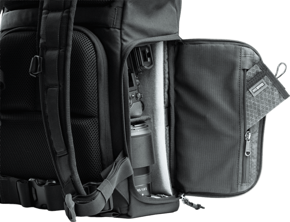 Think Tank FocusPoint 22L I Hybrid RollTop Backpack I Golden Hour