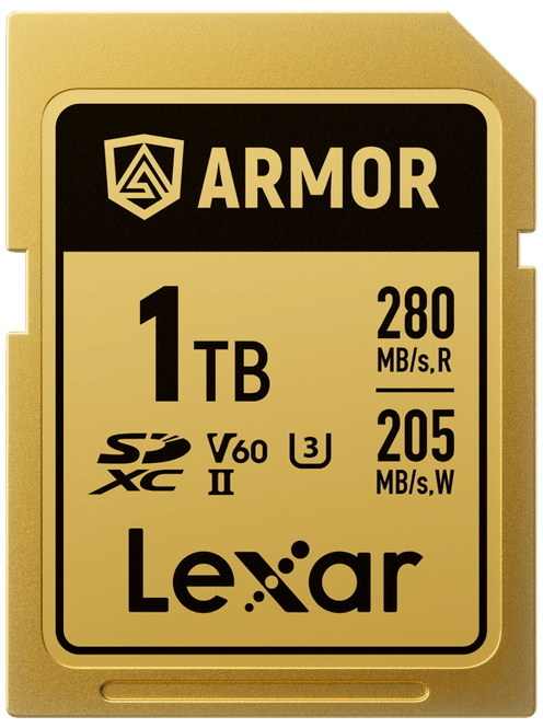 Hovedbilde Lexar SDXC ARMOR Gold UHS-II U3, Stainless Steel, ...