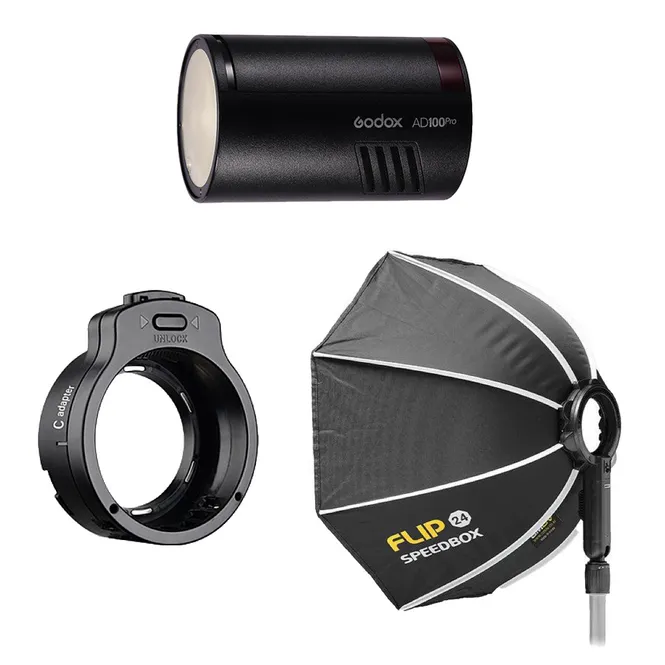 Hovedbilde Godox AD100PRO Flip Travel Kit