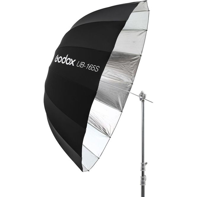 Hovedbilde Godox 165cm Parabolic Umbrella Black&Silver