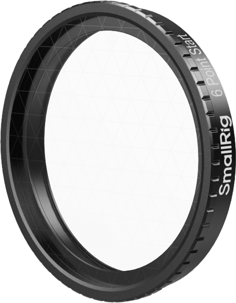 SmallRig 5839 Attachable Star Cross Filter (6 Points) for DJI Osmo Action 5 Pro / 4