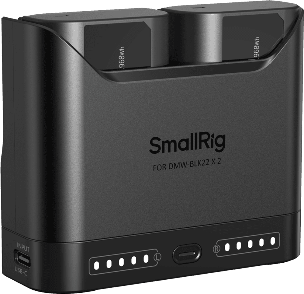 SmallRig 5487 Turbo Charging Kit for DMW-BLK22 Camera Batteries