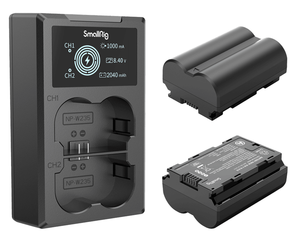 SmallRig 3822 NP-W235 Battery & Charger Kit
