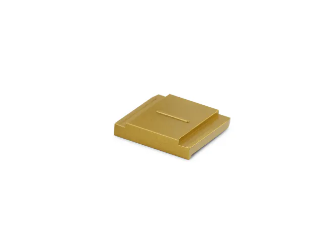 Hovedbilde Leica Hotshoe Cover, Brass, Blasted Finish