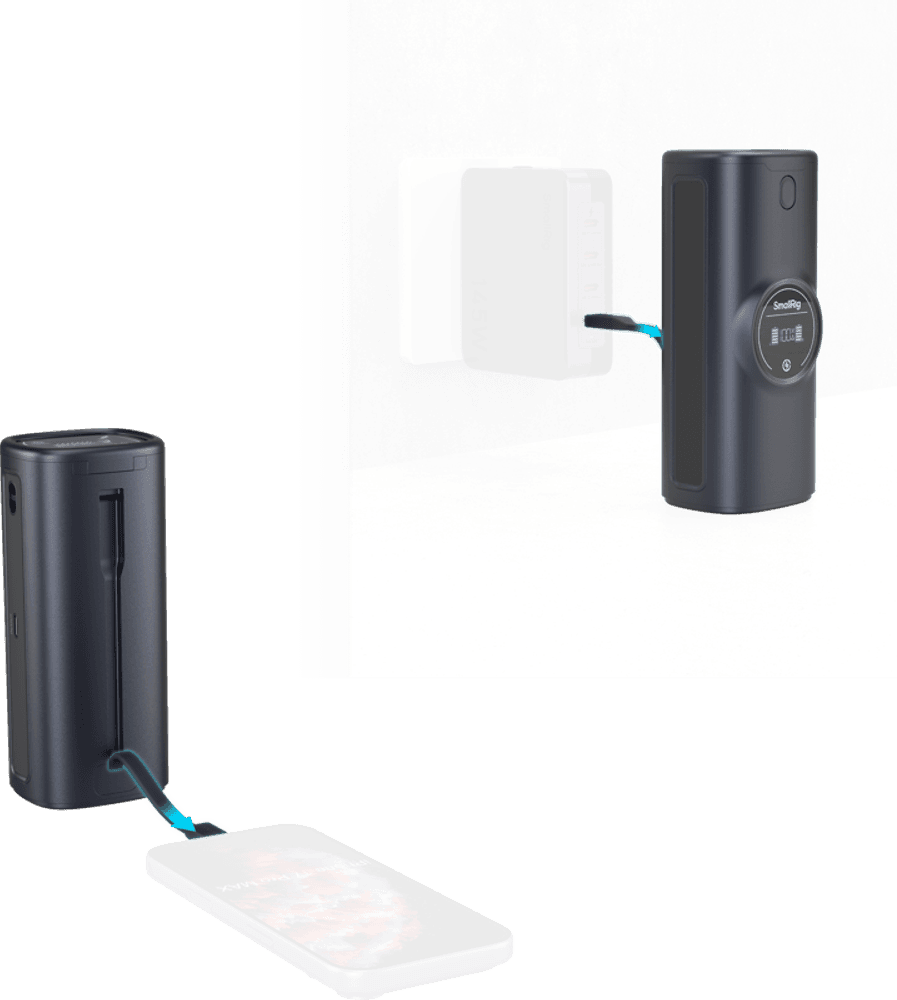 SmallRig 5109 Power Bank Charger Case Kit for Sony NP-FZ100 Camera Batteries