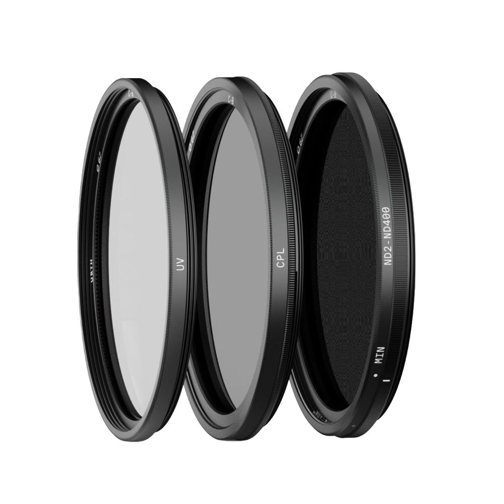 Urth 72mm UV, Circular Polarizing (CPL), ND2-400 Lens Filter Kit