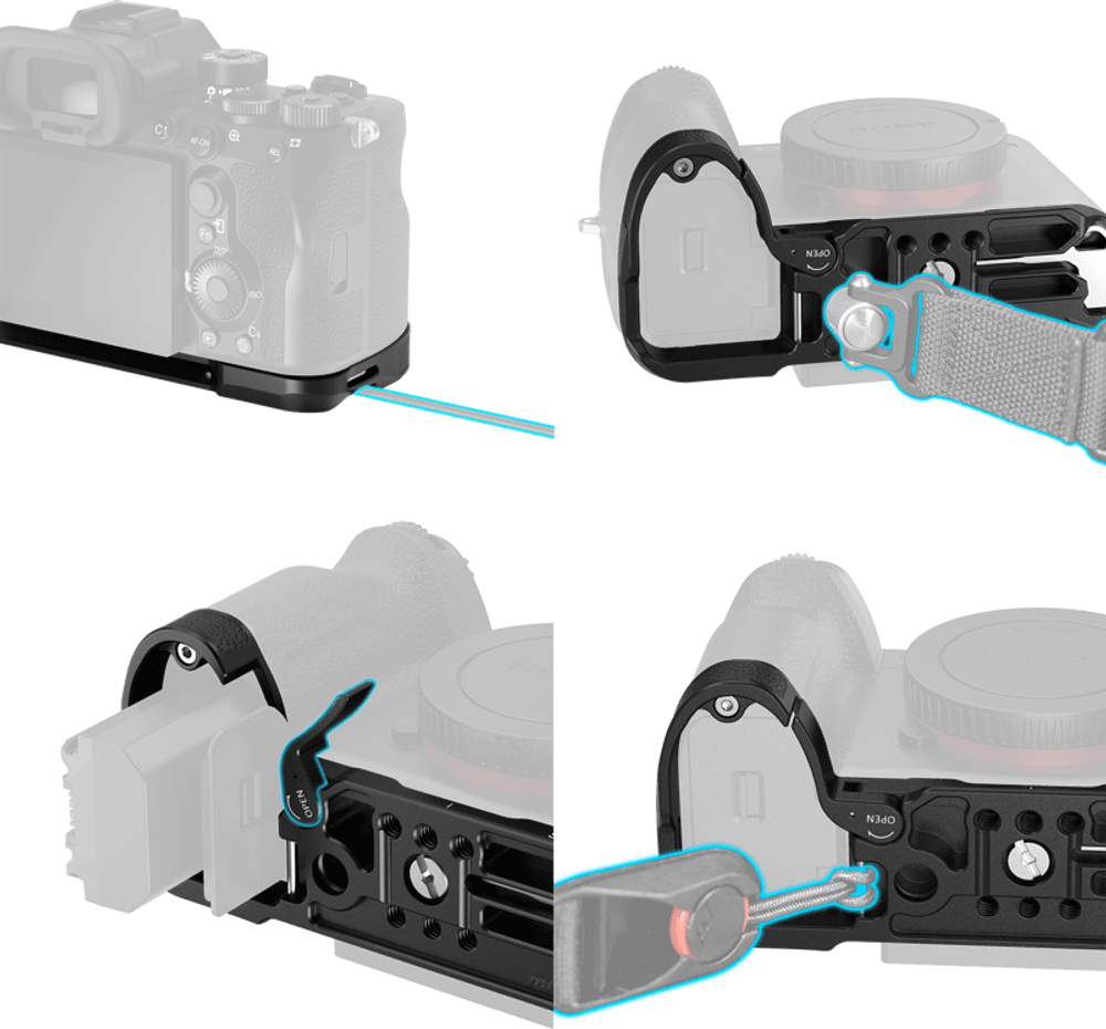 SmallRig 6705 Mount Plate for Sony Alpha 7R VI