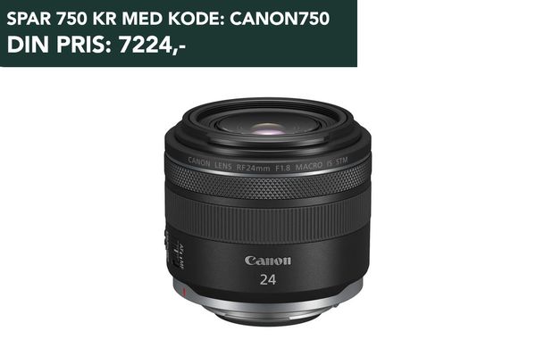 Hovedbilde Canon RF 24mm f/1.8 Macro IS STM