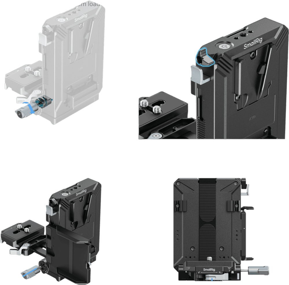 SmallRig 5227 V-Mount Battery Mount Plate Kit