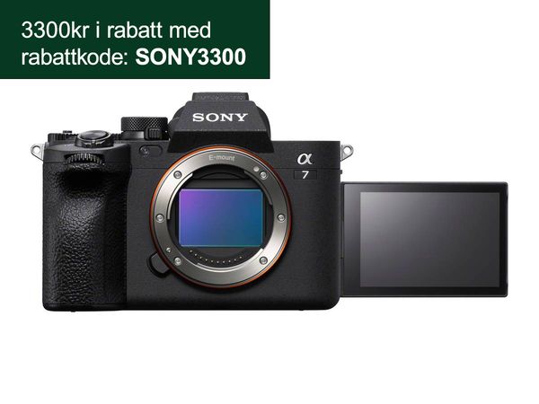 Hovedbilde Sony Alpha A7 IV - 3300kr i rabatt, kode sony3300