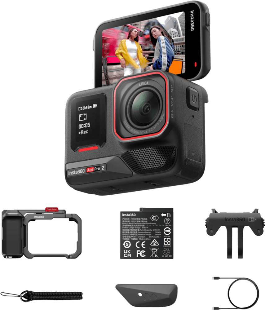 Insta360  Ace Pro 2 Single Battery Xplorer Bundle（Dark Gray）