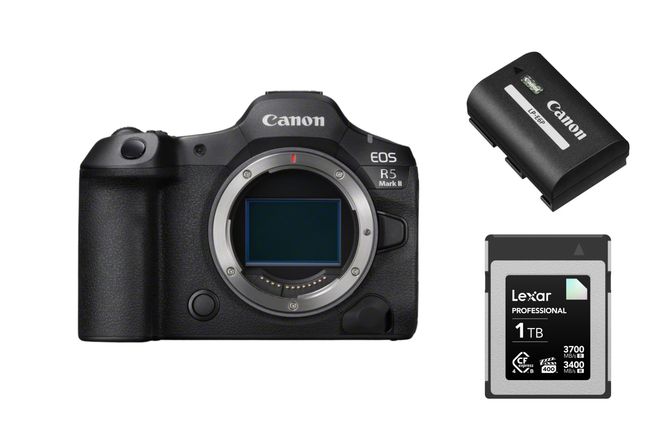 Hovedbilde Canon EOS R5 MK II kamerahus inkl. batteri og 1TB ...
