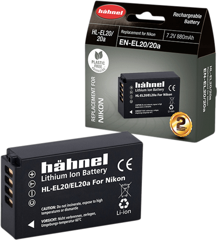 Hähnel  Battery Nikon HL-EL20/20A / EN-EL20/20a