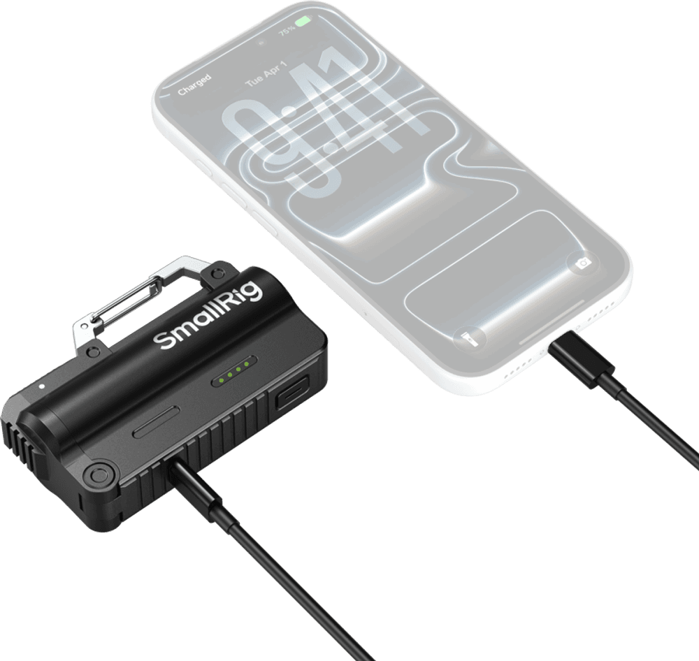 SmallRig 6091 10000mAh Battery and Charger Kit for 21700 Battery Black