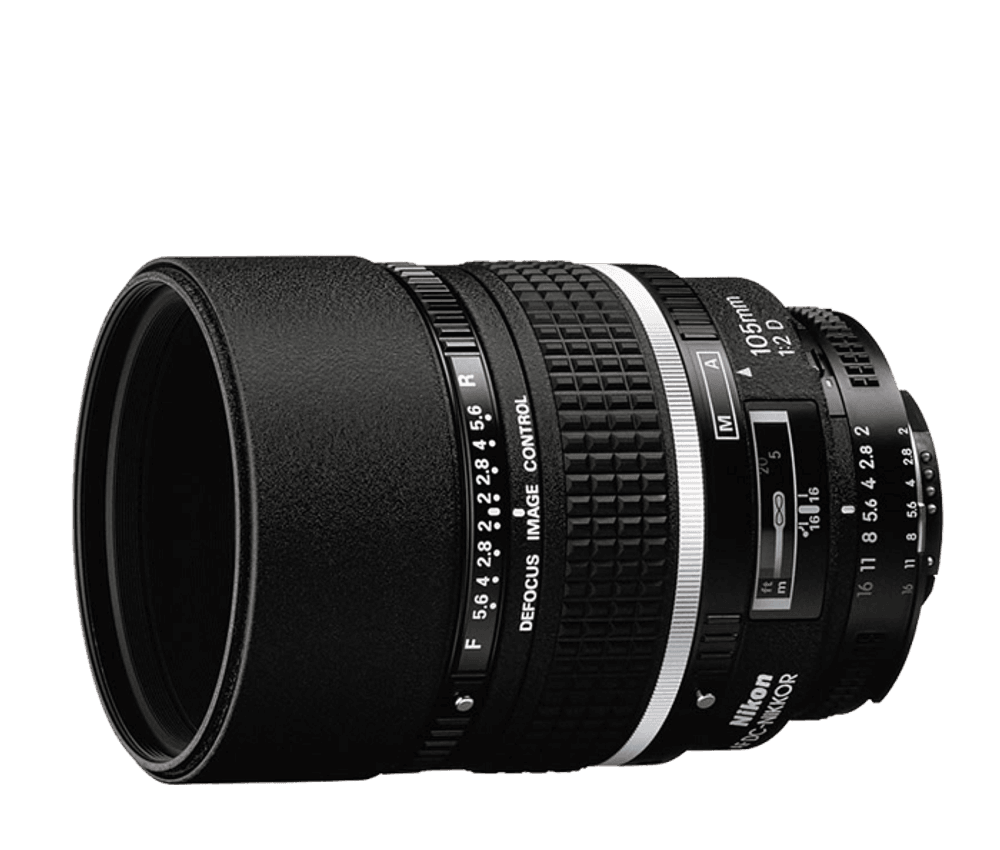 Nikon AF DC-Nikkor 105mm F2D Brukt