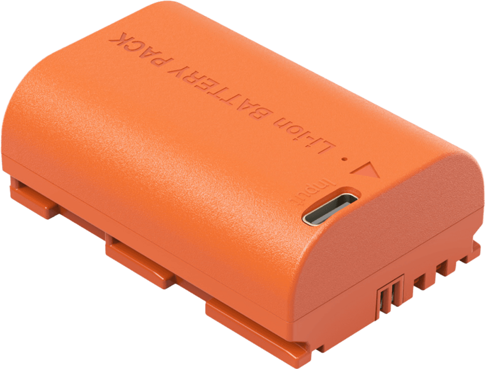SmallRig 5407 Camera Battery USB-C Rechargable Canon LP-E6P Orange