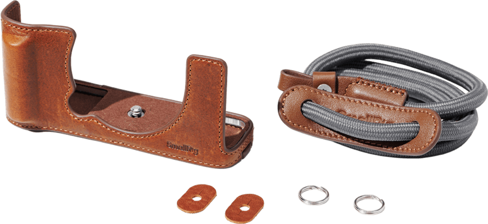 SmallRig  5449 Leather Case Kit for FUJIFILM X-E5 Brown