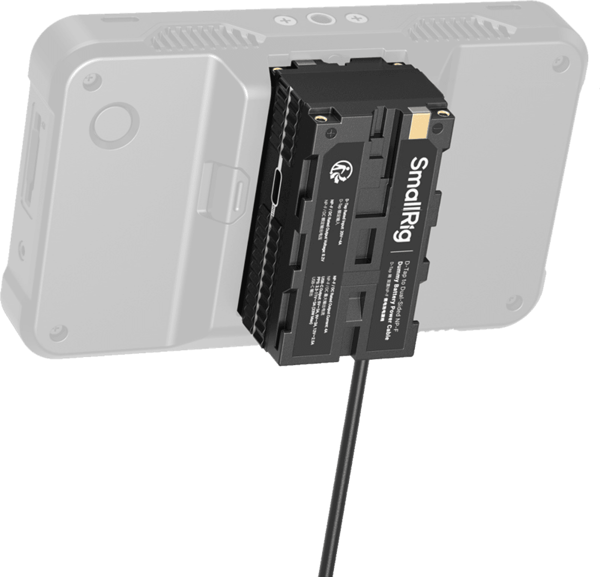 SmallRig 4884 D-Tap to Dual-Sided NP-F Dummy Battery Power Cable