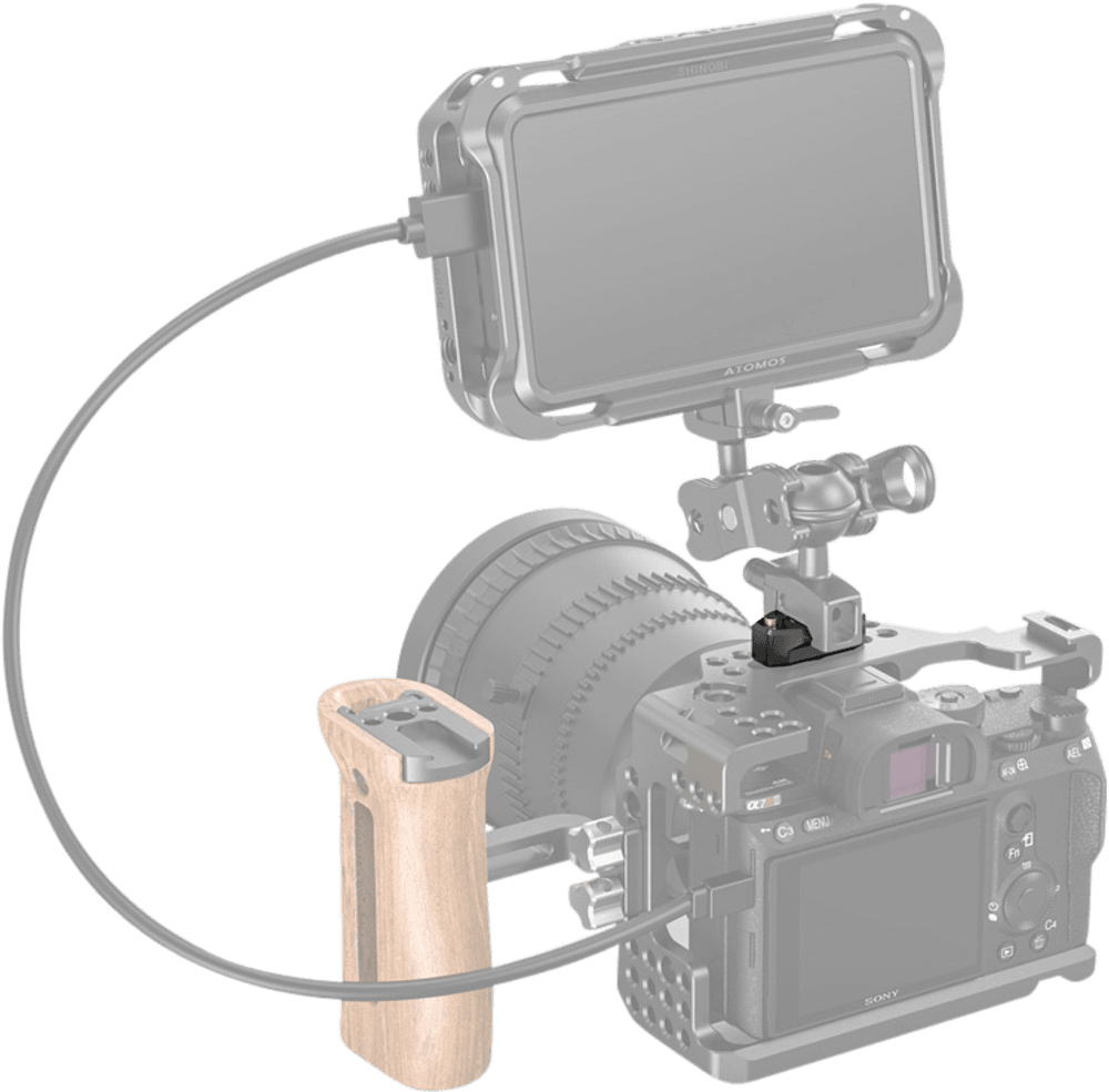 SMALLRIG 2501 Nato-skinne 35 mm med ARRI-lokaliseringsskrue