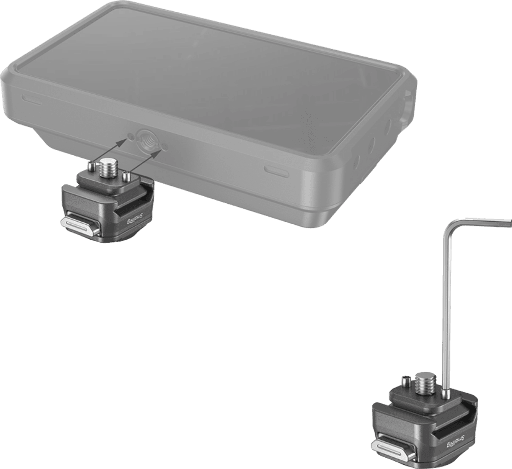SmallRig 4491 HawkLock H21 universelt sett med hurtigutløsende monteringsplate