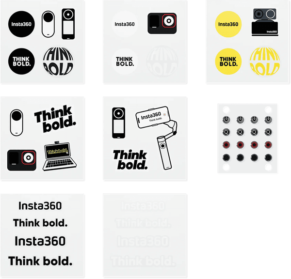 Hovedbilde Insta360 Button Sticker Set