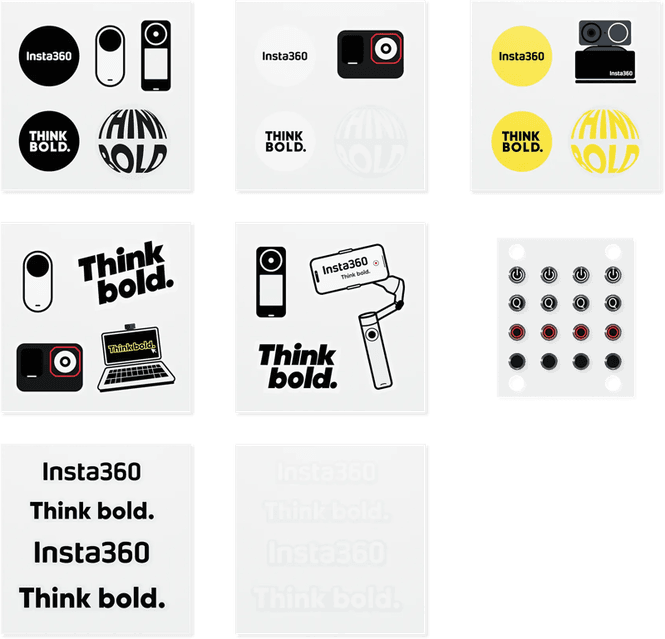 Hovedbilde Insta360 Button Sticker Set