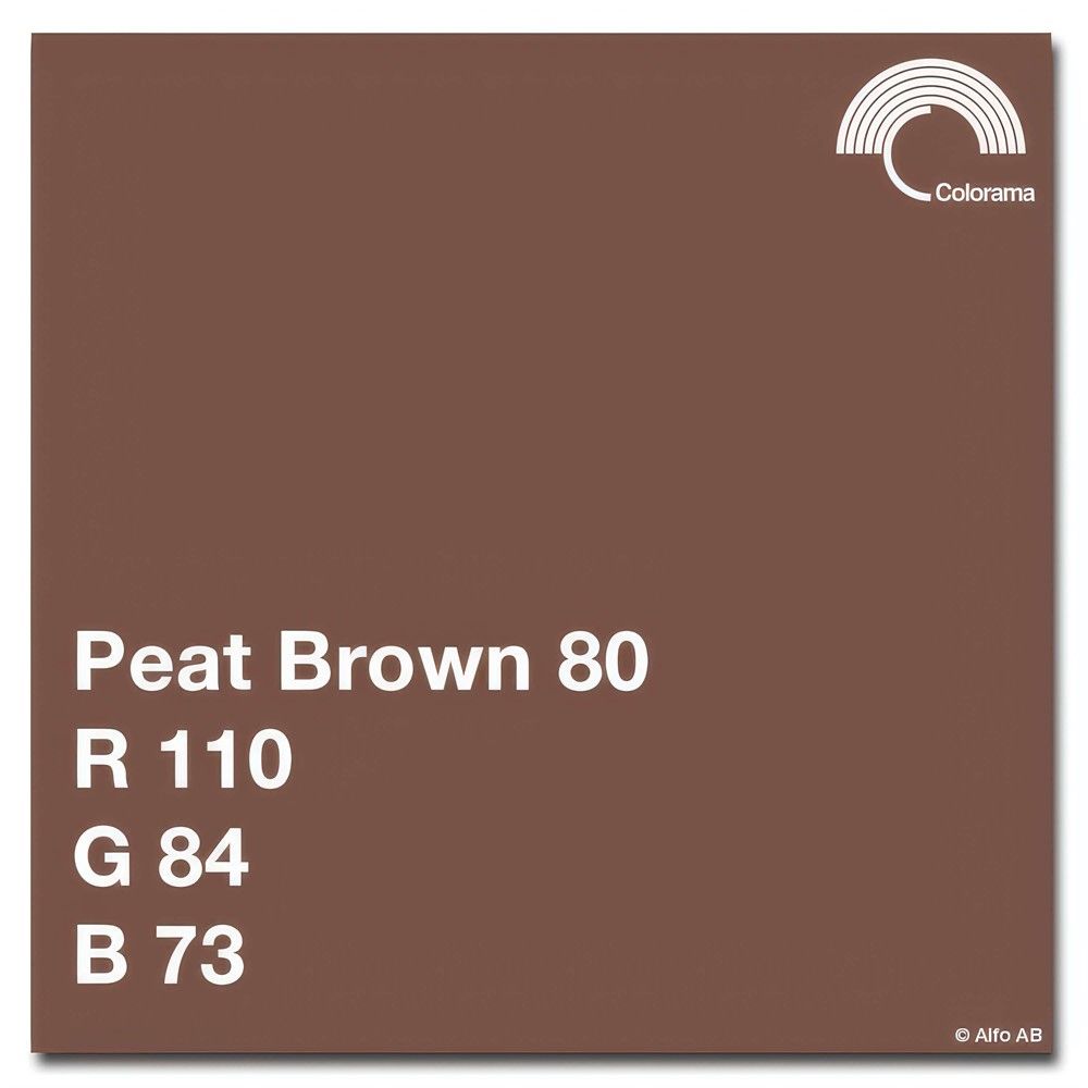 Colorama Bakgrunnspapir 2,72m x 11m Peat Brown