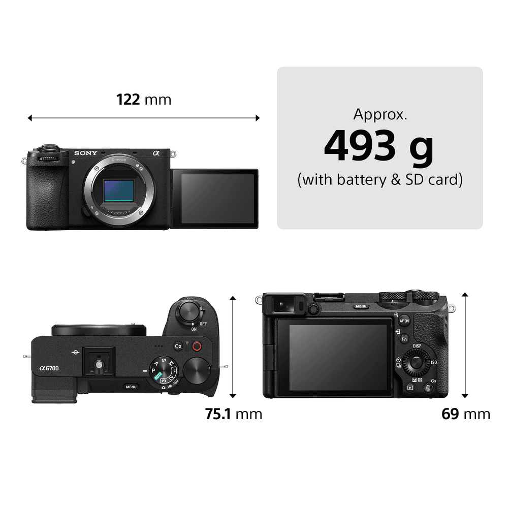 Sony A6700 Wildlife Kit PZ 16–50 + 70-350mm