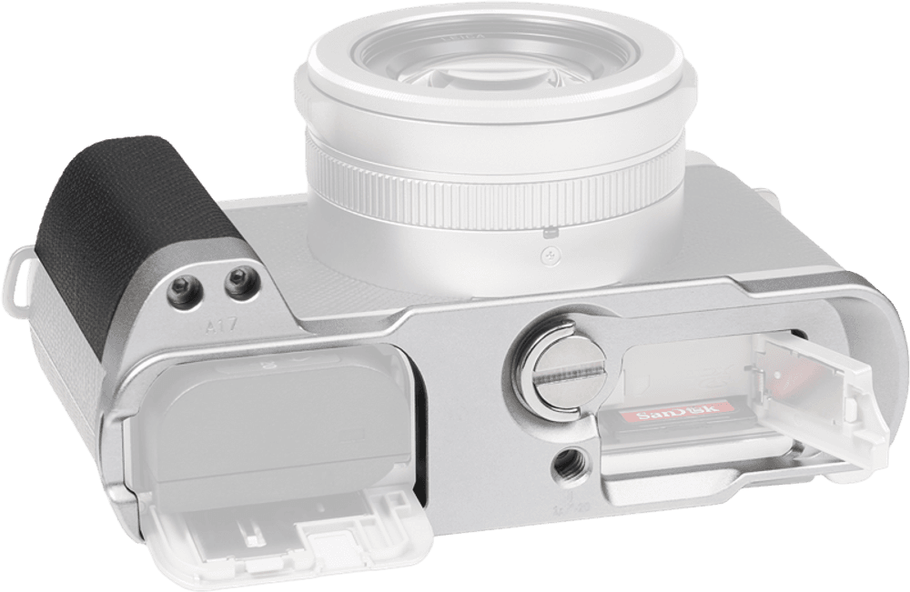 SmallRig 5701 L-Shaped Mount Plate Handle for Panasonic LUMIX L10 Silver
