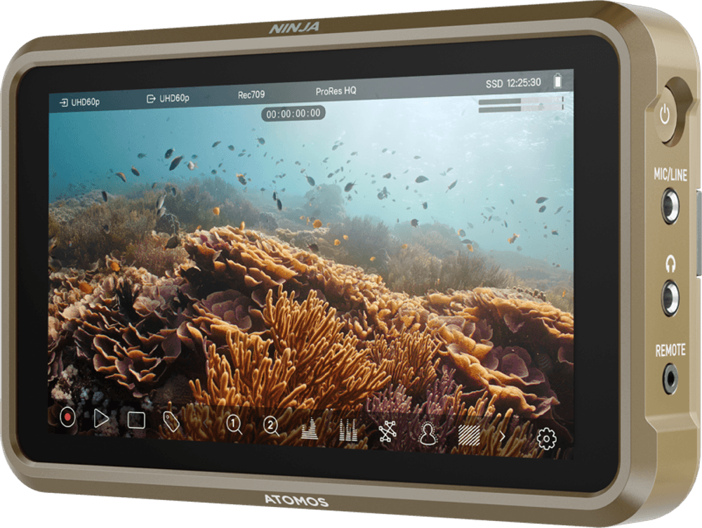 Atomos  Ninja, 5-inch, 1000nit HDR monitor-recorder for DSLR and mirrorless cameras