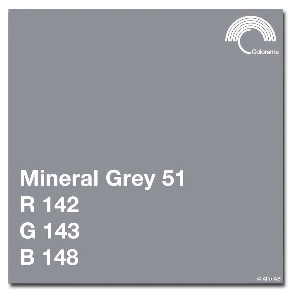 Colorama Bakgrunnspapir 2,72m x 11m Mineral Grey