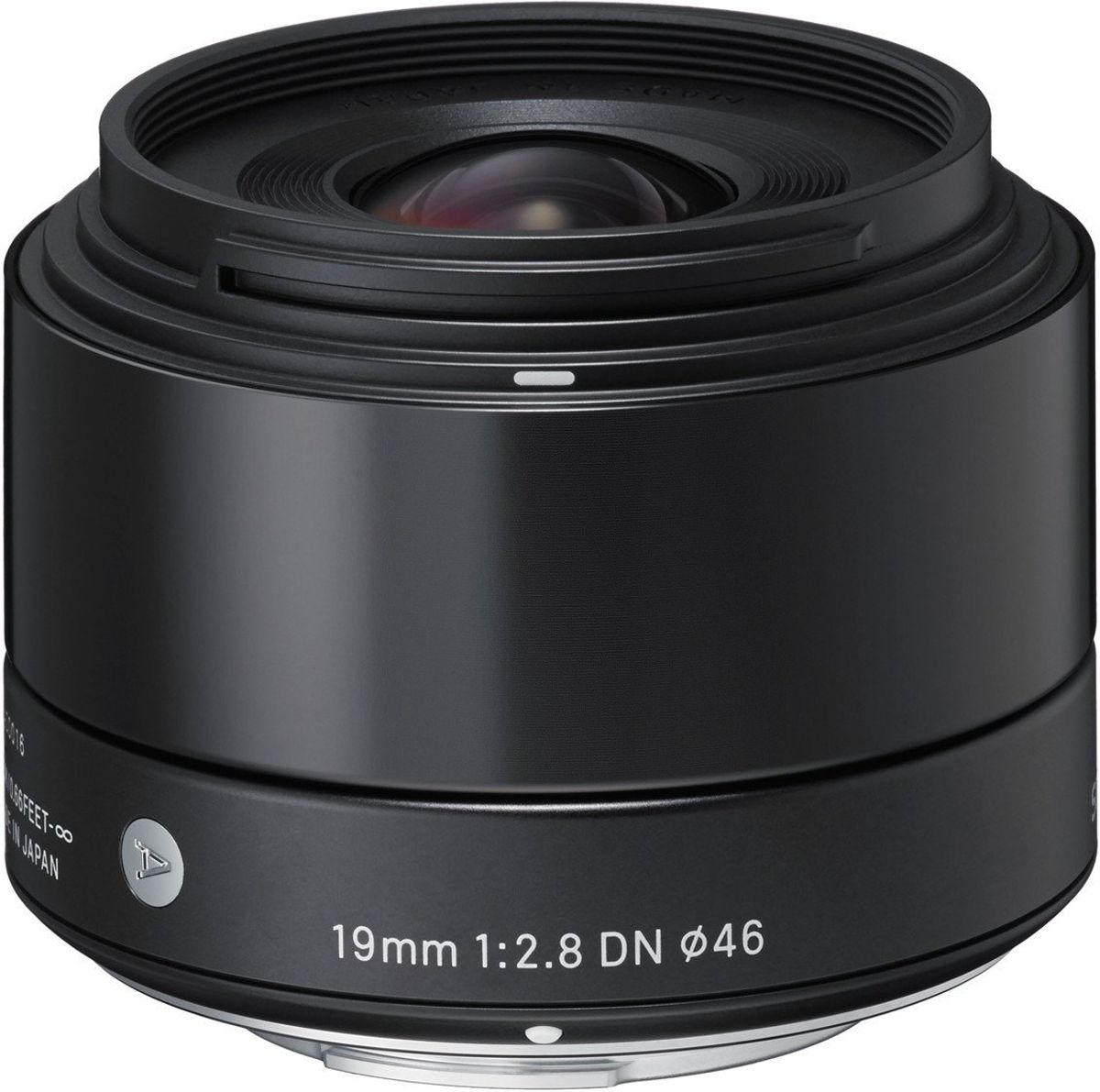 Sigma 19mm f/2.8 DN Sort Sony E-Mount Brukt