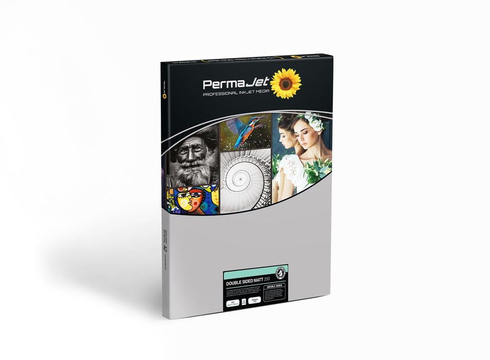 Permajet Matt tosidig 250gsm A2 50pk